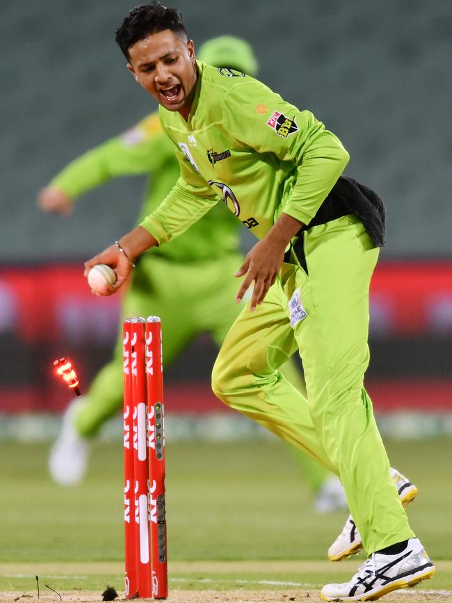 Sangha in action for the Sydney Thunder. Picture: Mark Brake/Getty Images