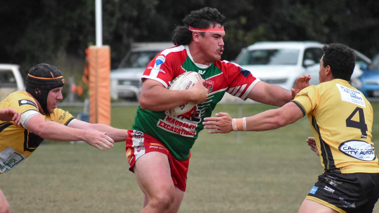 Nambour Crushers forward Jackson Gisinger in action. Picture: Lily Unitt/Snapmoore