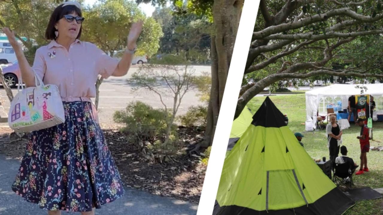 Locals erupt in tent city clash: ‘It’s beyond a joke’