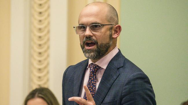 Treasurer David Janetzki in Question Time last week. Picture: Glenn Campbell/NCA NewsWire