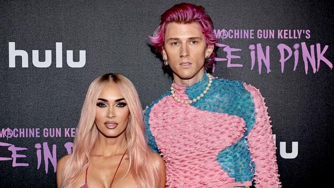 Megan Fox and Machine Gun Kelly. Picture: Jamie McCarthy/Getty