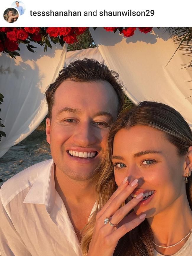 Bondi Sands founder Shaun Wilson has had two I do's in the past 24 hours after selling his business and getting engaged.