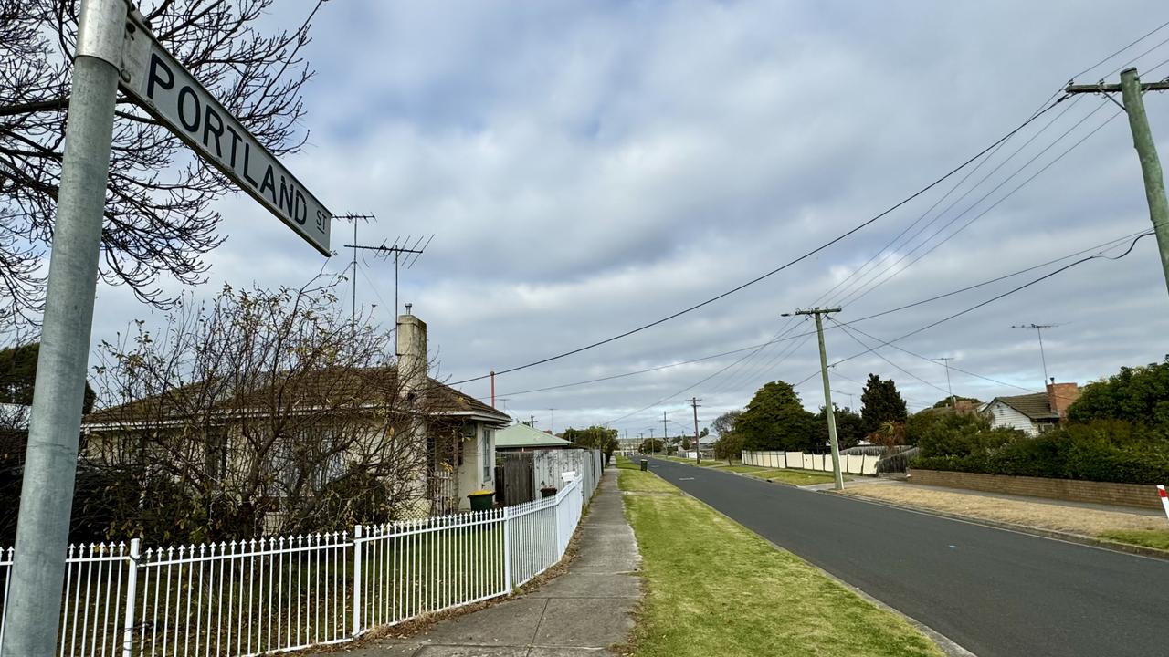 A home on Portland St in Norlane was broken into on Friday night by a trio of unknown offenders. Photo: Alan Barber.