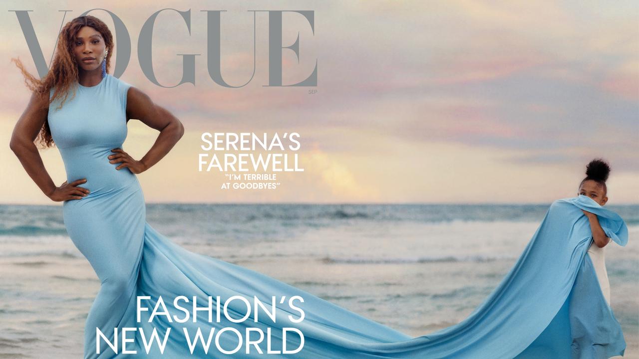 September 2022 Vogue cover featuring Serena Williams. Picture: Luis Alberto Rodriguez/Vogue