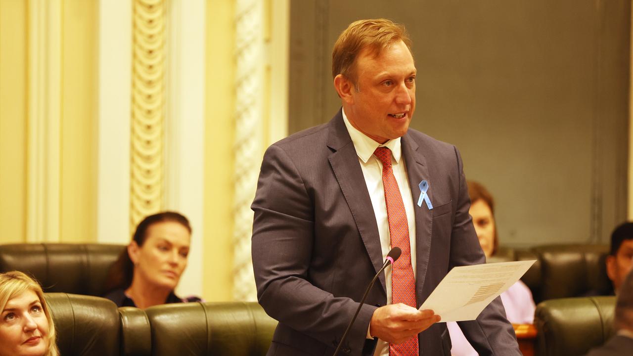 Opposition Leader Steven Miles at parliament. Pic Annette Dew