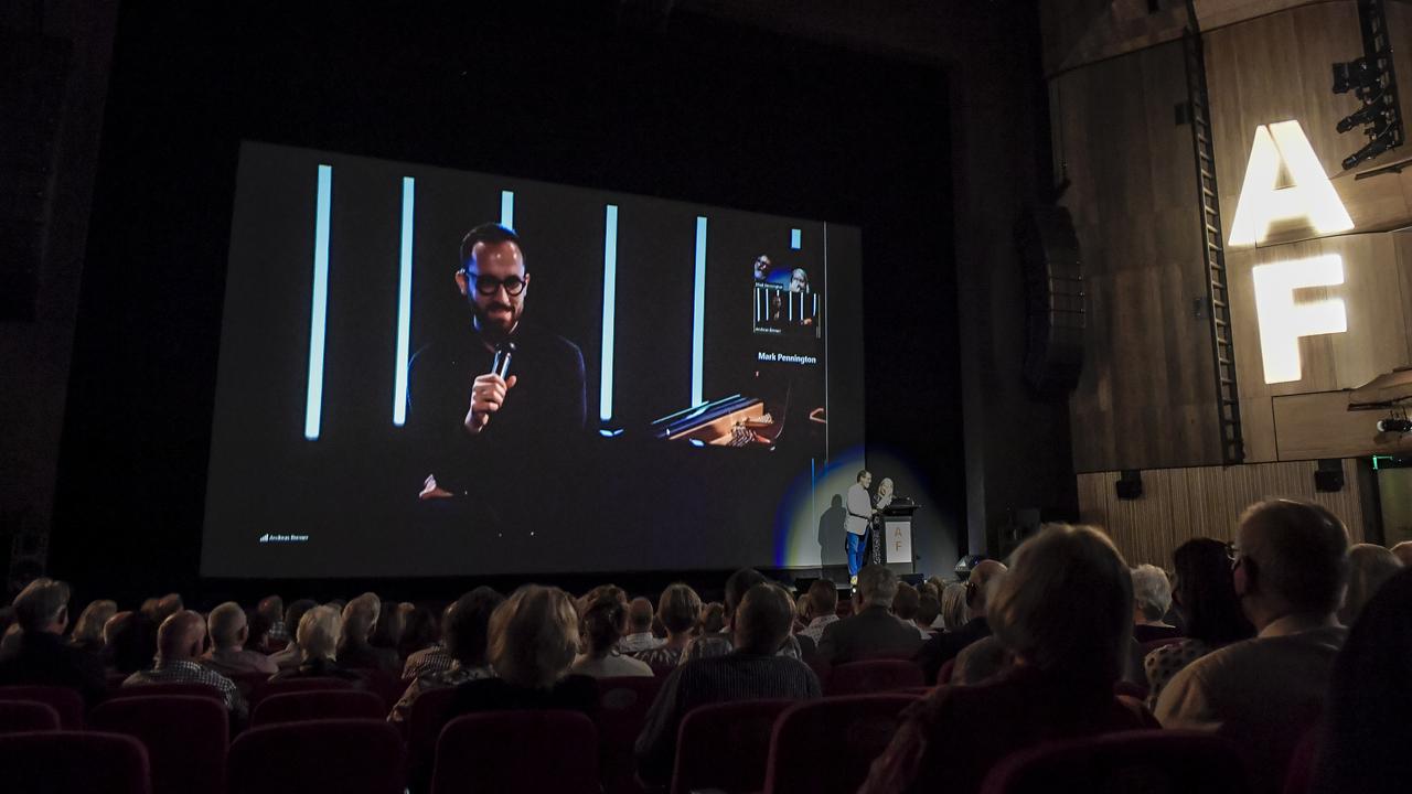 Igor Levit live stream at Her Majesty's Theatre. Adelaide Festival. Picture: Roy VanDerVegt