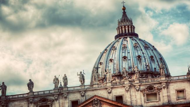 The dome of St. Peter’s Basilica in Vatican City, the Pope's principal church.