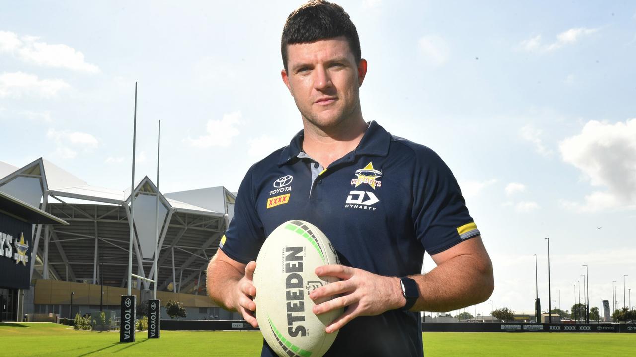 North Queensland Cowboys marquee recruit Chad Townsend at the club's high performance facility in Townsville. Picture: Matthew Elkerton
