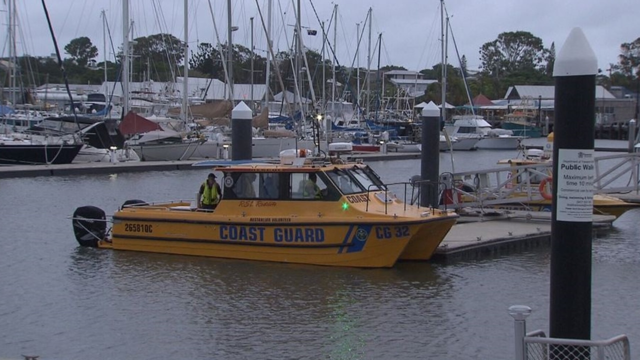 A major search has been launched to try and find a light aircraft that went missing in the Moreton Island area of southeast Queensland. Picture: Channel 9