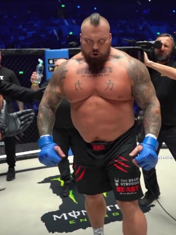 The former world's strongest man has turned to MMA.