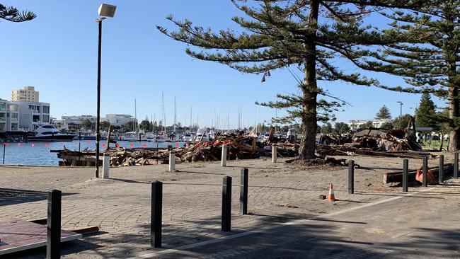 The Buffalo at Glenelg after its demolition. Photo: Caleb Bond