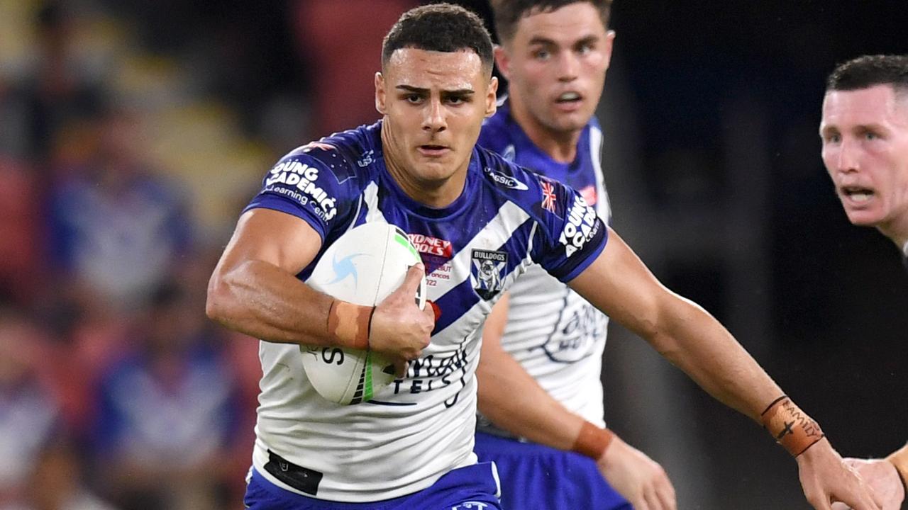 Canterbury rookie Jacob Kiraz has fielded plenty of interest from rival clubs after making his debut against Brisbane. Credit: NRL Images.