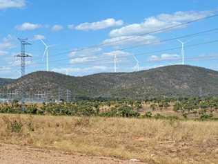 A panorama view of the proposed wind farm at Clarke Creek 150km south west of Mackay and 150km north west of Rockhampton. Picture: Lacour Energy