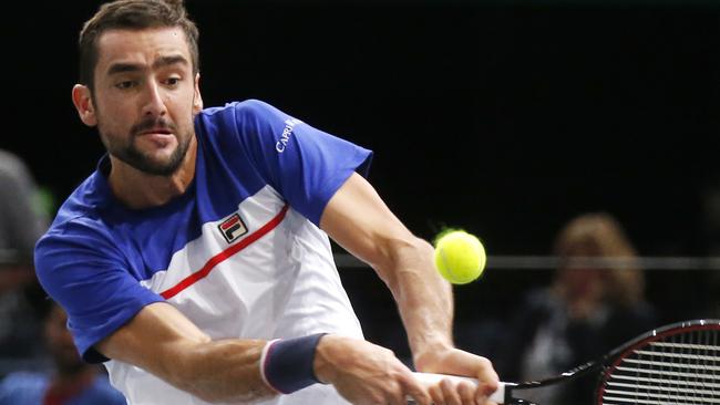 Marin Cilic is a confirmed starter for the Kooyong Classic. Picture: AP