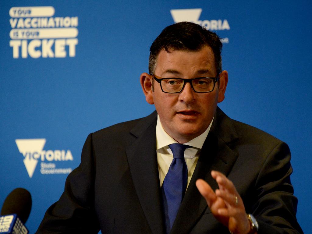 Daniel Andrews will front the media at 9.15am on Thursday. Picture: NCA NewsWire / Andrew Henshaw