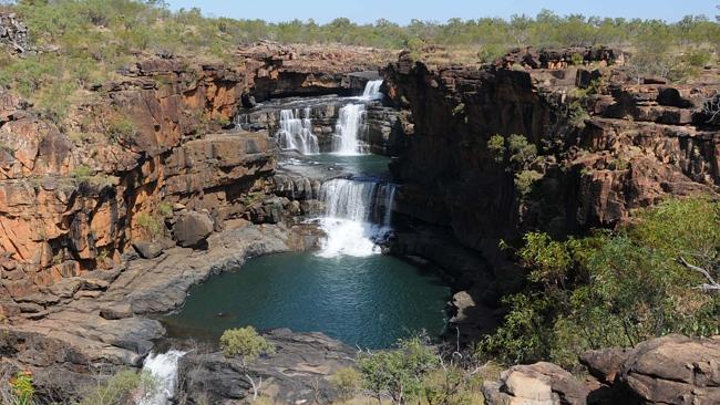 Mitchell Falls on the Mitchell Plateau. 