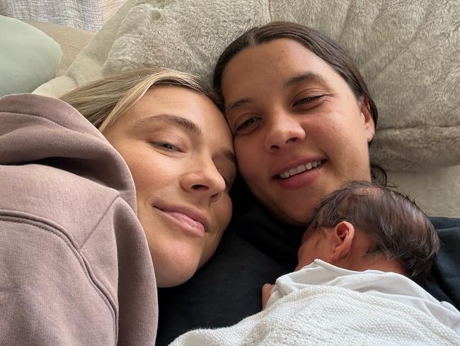 Sam Kerr and her partner Kristie Mewis have announced the birth of their son Jagger Mewis-Kerr to intagram.  
