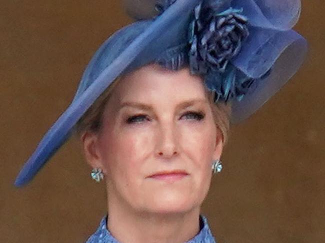 Britain's Sophie, Duchess of Edinburgh (L) and Britain's Prince Edward, Duke of Edinburgh attend a Garden Party at Buckingham Palace in London on May 9, 2023, as part of the Coronation celebrations. King Charles III thanked the British people for "the greatest possible coronation gift" on Monday as three days of celebrations for the historic event drew to a close with a massive volunteering drive. (Photo by Jonathan Brady / POOL / AFP)