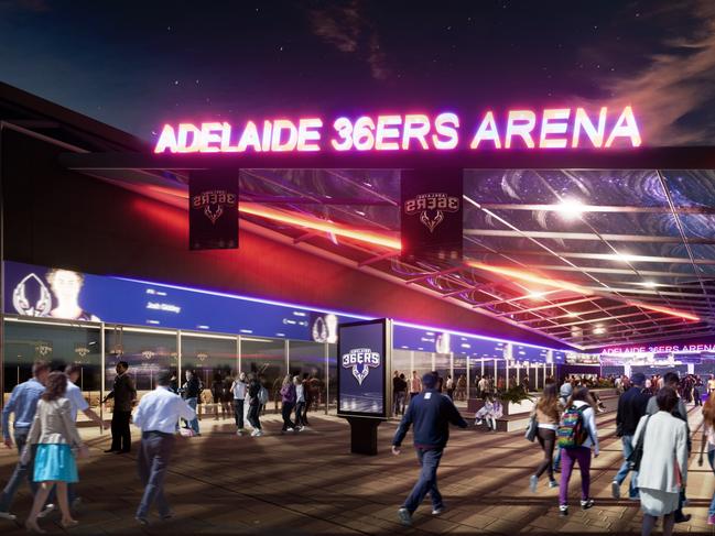 Artist impressions of Pelligra Group's redevelopment of Titanium Arena. The company plans to spend $20m on the redevelopment.