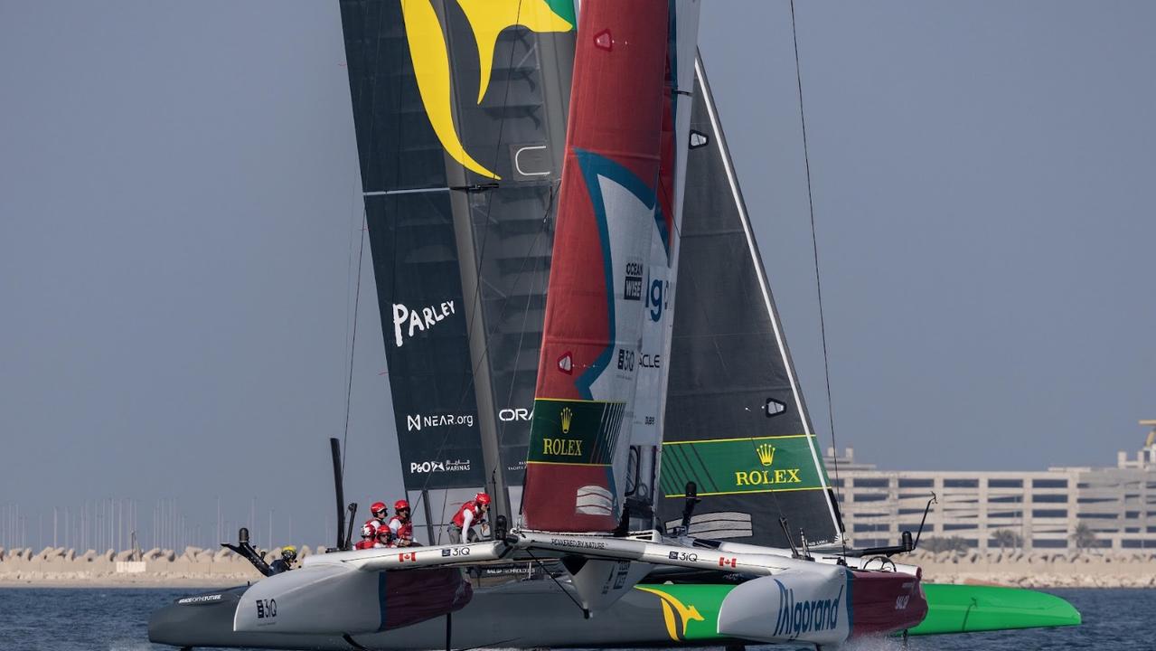 Chaos is set to reign supreme at SailGP Dubai. Photo: Ricardo Pinto for SailGP.