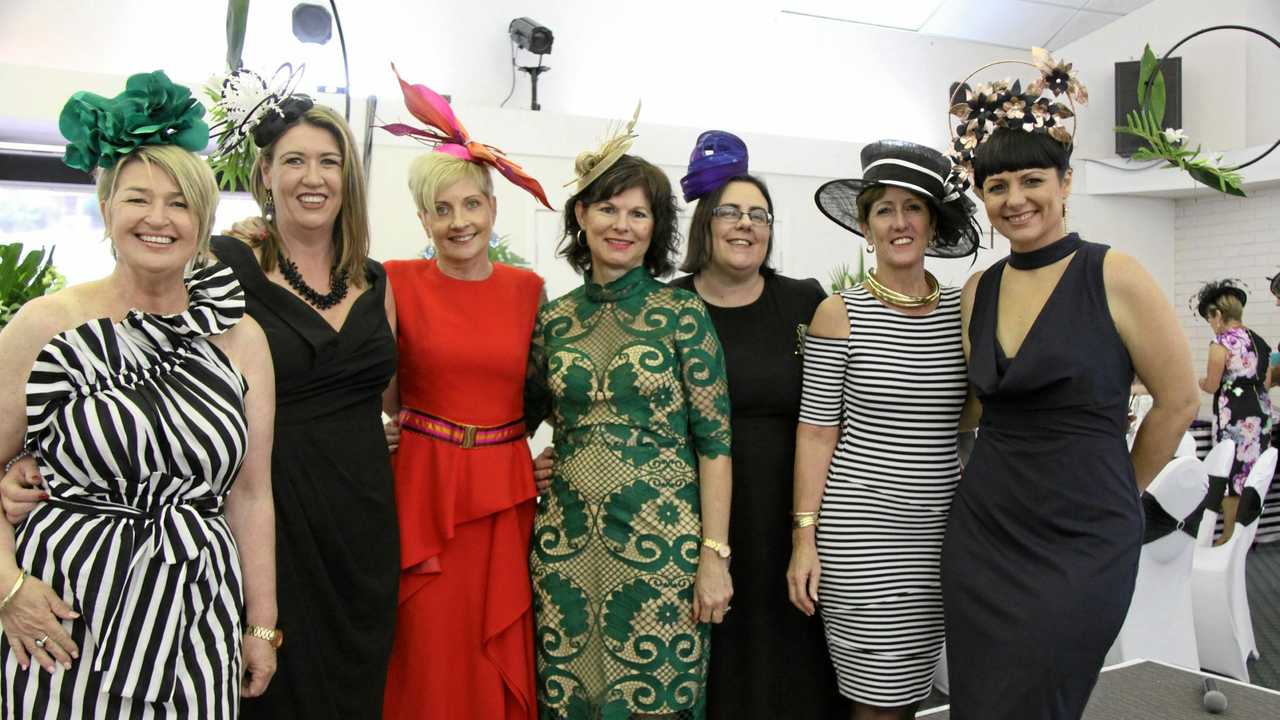 WELL DRESSED: Our Kids fundraising coordinator Rebekka Battista, far right, with the hard working committee at SCU Union Central. Picture: Alison Paterson