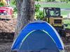 Tensions rise as homeless cleared away from Musgrave Park