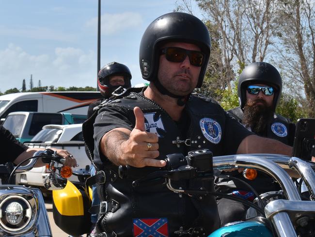 Riders leave Bunnings North Mackay for the Mackay Black Dog Ride 2022, Sunday, March 20, 2022. Picture: Tara Miko