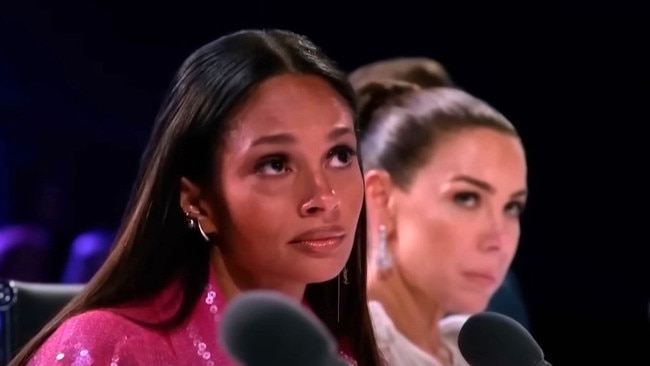 Alesha Dixon (left) on Australia's Got Talent.