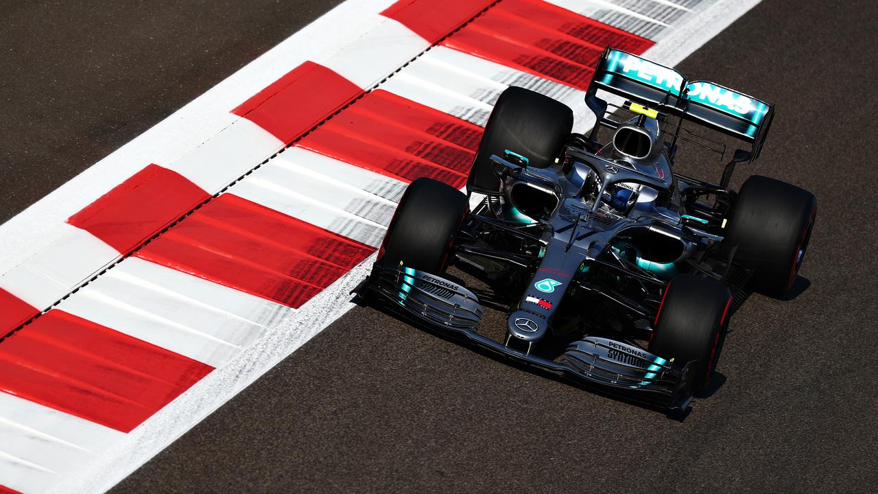 Bottas was fastest on the first testing day in Abu Dhabi.