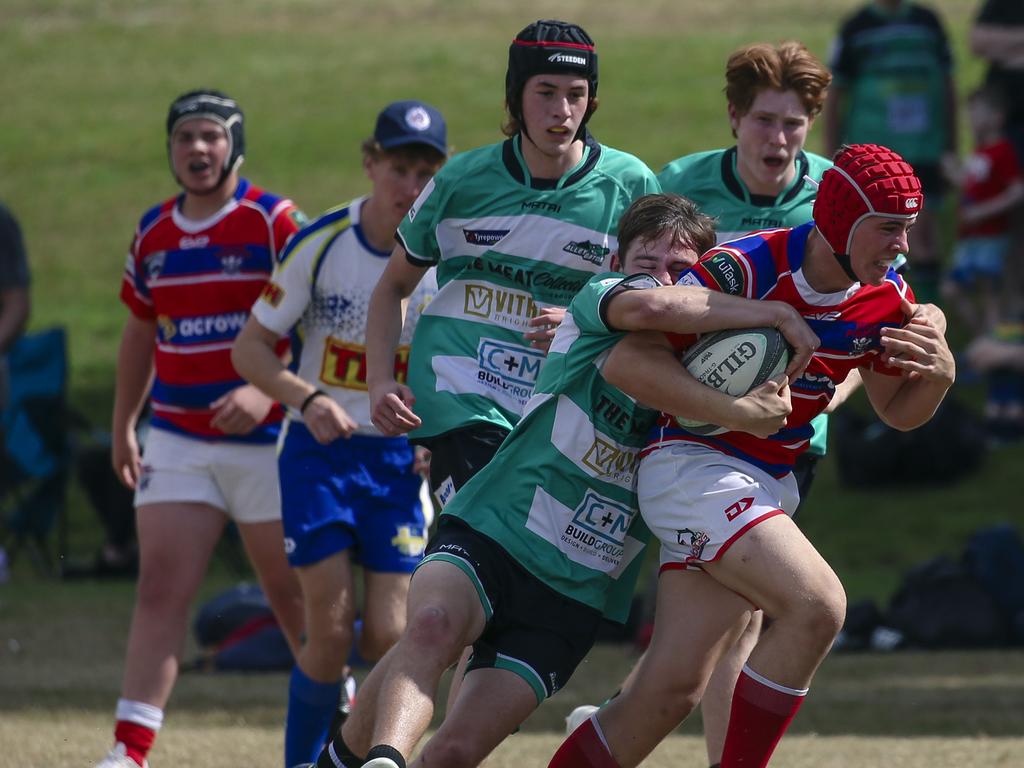 GCDRU Juniors round 13 Bond Pirates v PBC Alleygators U-16 . Picture: Glenn Campbell