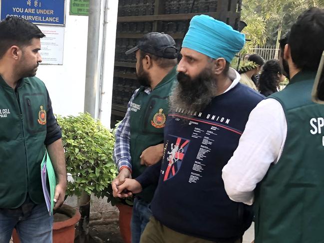 The arrest of Rajwinder Singh in India, pictured at his first court appearance. Picture: Tawqeer Hussain