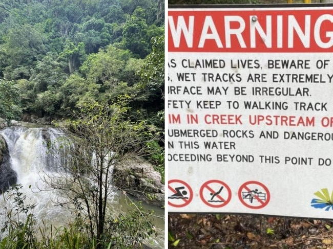 Man’s horror fall at notorious waterfall