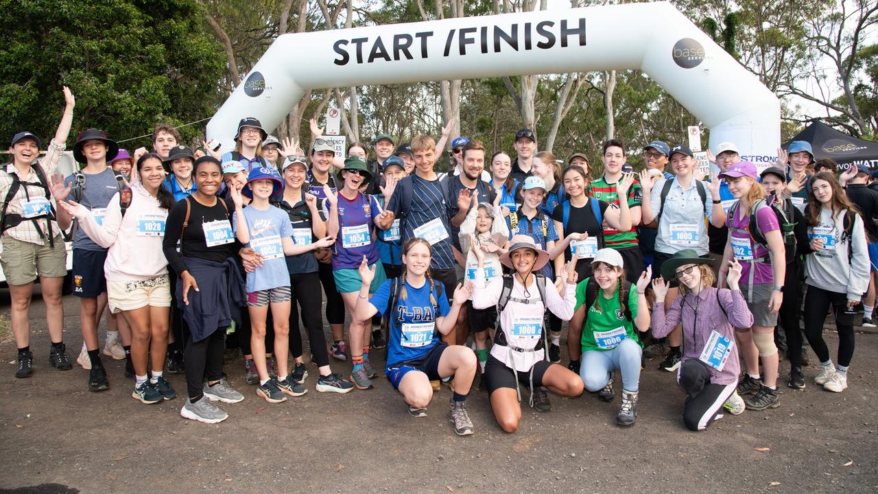 The Harristown High School team.The Base Services, Hike for Homeless held at Jubilee Park. October 19th, 2024