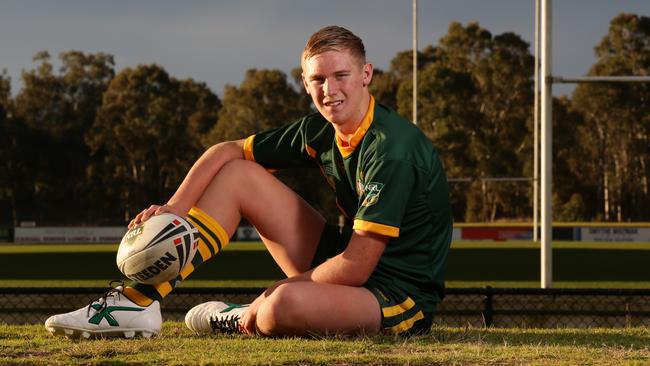 Lindsay Smith was selected for the Australian Schoolboys Under-15 rugby league team last year. Picture: Matt Sullivan