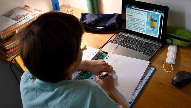 Experts warn that AI could ­encourage cheating and peddle misinformation to students. Picture: AFP