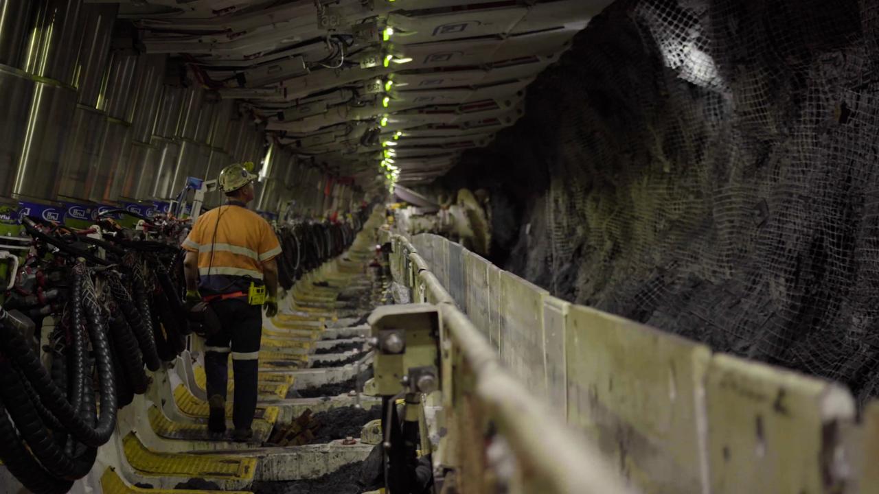 Grosvenor Mine has restarted operations after a methane explosion injured five workers in 2020. Picture: Anglo American