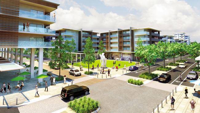 An artist’s impression of the Carseldine Urban Village.