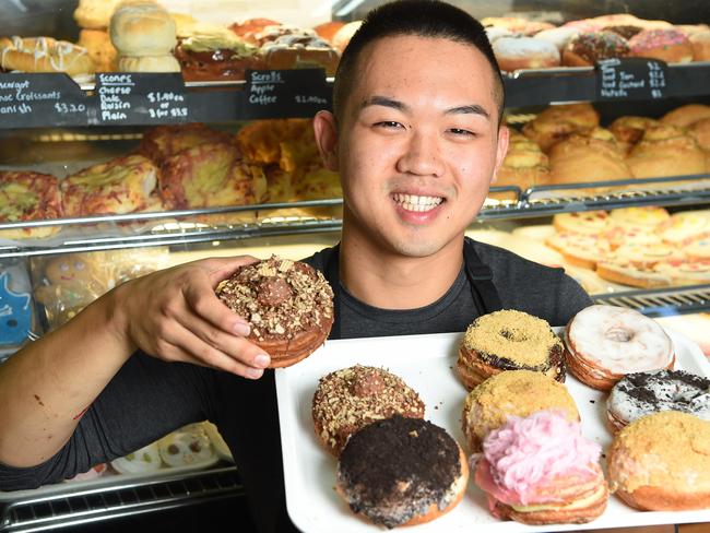 Goldeluck's Phillip Kuoch with baked treats.