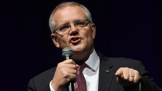 Prime Minister Scott Morrison announced his plans to cut red tape this week. Picture: AAP/Dean Lewins