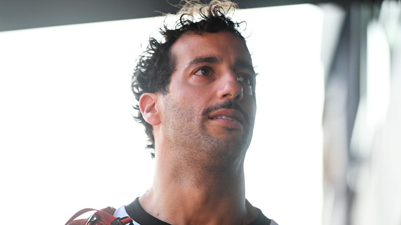 MONZA, ITALY - SEPTEMBER 01: Daniel Ricciardo of Australia and Visa Cash App RB walks in the Paddock prior to the F1 Grand Prix of Italy at Autodromo Nazionale Monza on September 01, 2024 in Monza, Italy. (Photo by Rudy Carezzevoli/Getty Images)