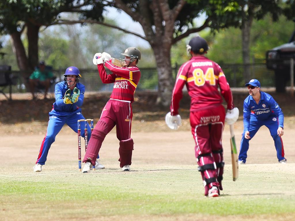 Pictured: Chris Adams. Atherton v Barron River. Cricket Far North 2024. Photo: Gyan-Reece Rocha.