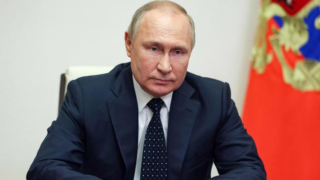 The Swiss joined the West’s banking boycott of Russia after Vladimir Putins invasion of Ukraine. Picture: AFP.