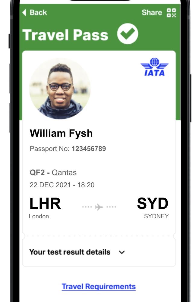 Qantas and the IATA travel pass will soon sync up. Picture: Supplied