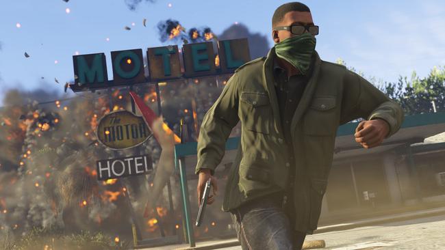 Screen shot from Grand Theft Auto V. Terrorists are using an “Islamic state version” of the popular game to prosthelytize, a Parliamentary committee heard. Picture: Supplied