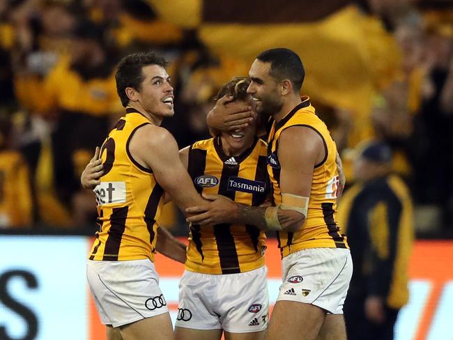Hawthorn ran away with the game in the final quarter. Photo: Robert Cianflone/Getty Images