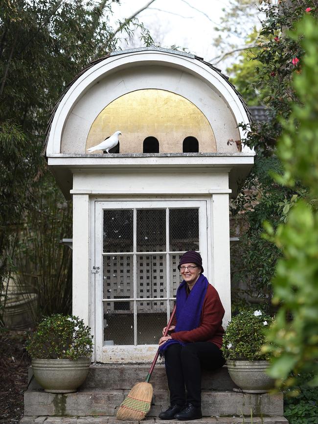 People are wanted to look after the dovecote at Eryldene. Volunteer Suzanne Bravery is pictured at the dovecote in Gordon. Picture: VIRGINIA YOUNG