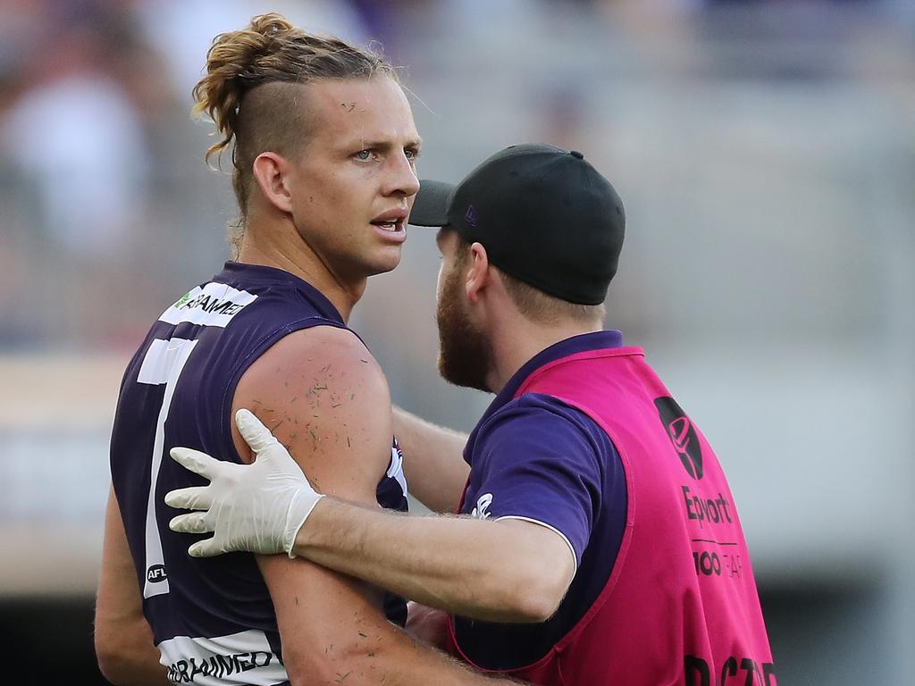 GWS' Sam Reid suspended for bump on Fyfe, The Canberra Times