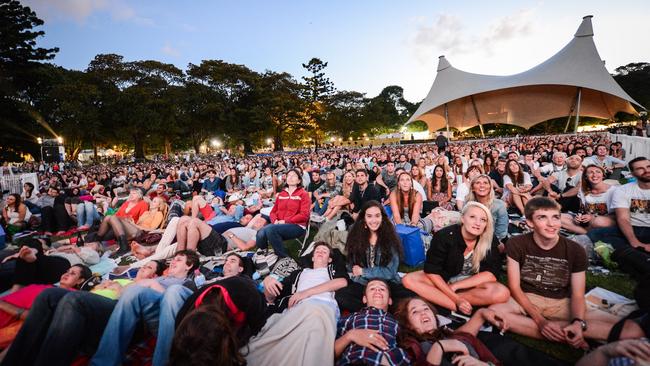 Tropfest was held in The Domain before moving to Centennial Park in 2013.