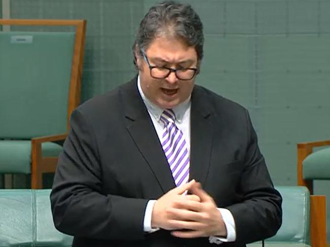 George Christensen has lashed out at wearing masks to protect against Covid-19. Picture: Parliament of Australia.