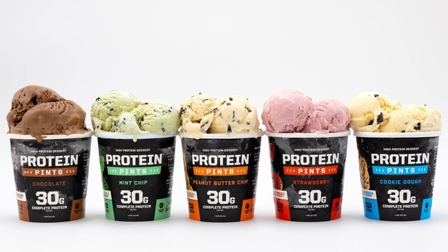 Protein Pints are part of a new wave of products pushing protein into new snack categories. Picture: Protein Pints